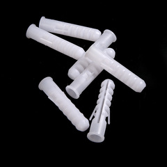 10*50mmプラスチックゴムゴム粒四角締め付け膨張プラグPE白色透明プラスチックナイロン膨張管膨張管