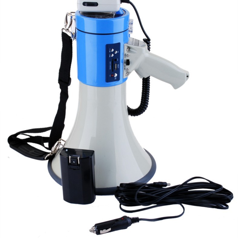 厂家供应 大功率USB 手持锂电池喊话器喇叭