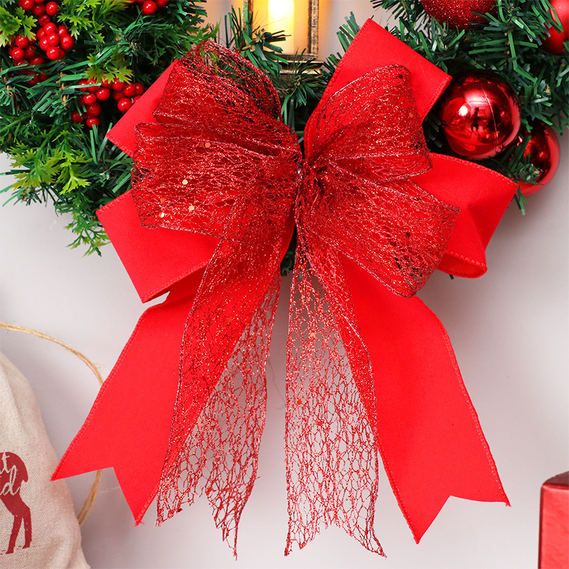 Transfronterizo nuevo en stock decoraciones de Navidad 40cm luces de viento Santa Navidad guirnalda adornos puerta colgante