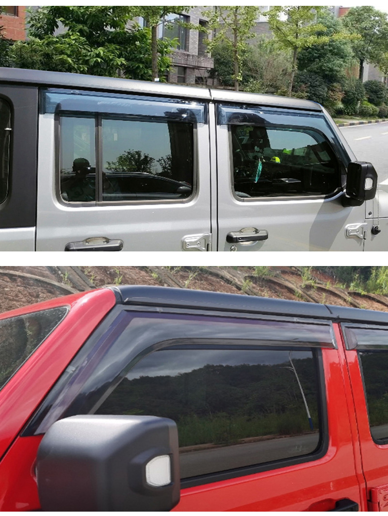 Suitable for Jeep Wrangler Window Visor Jeep Wrangler Jk Jl Window Visor