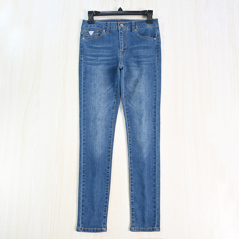 Siqi Women's Clothing 267/23 Exquisite Washed Stretch Cotton Mid-Low Waist Casual Denim Pencil Pants