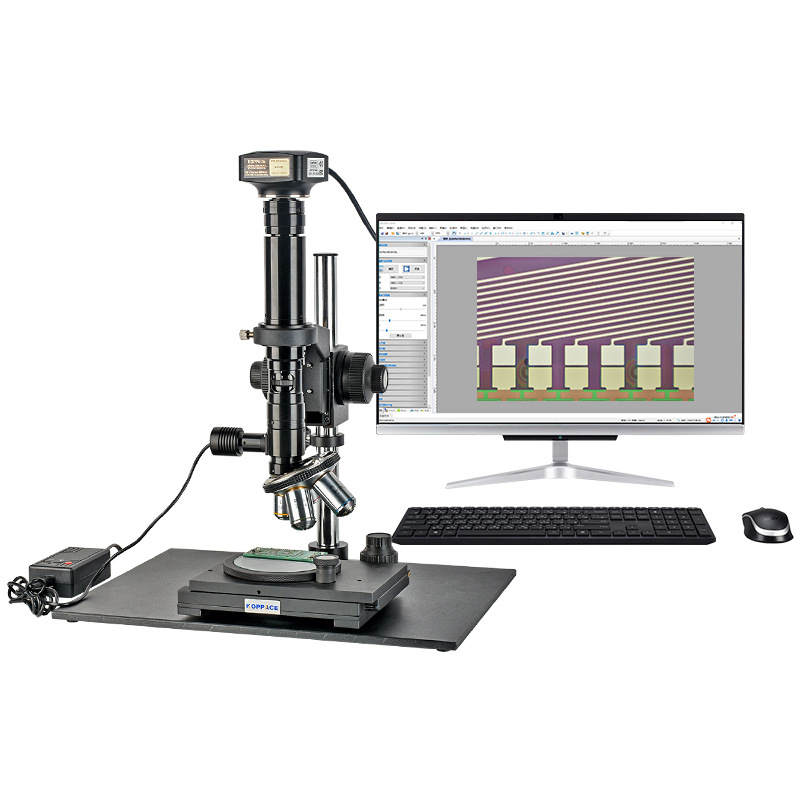 批发120-7800X同轴光金相显微镜1800万像素观测液晶屏排线ITO芯片