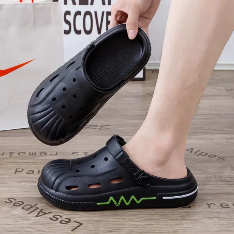 Летние пляжные нескользящие тапочки для отдыха