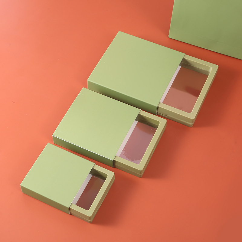 Green; 7*7*2 paper set (not including suspension box)