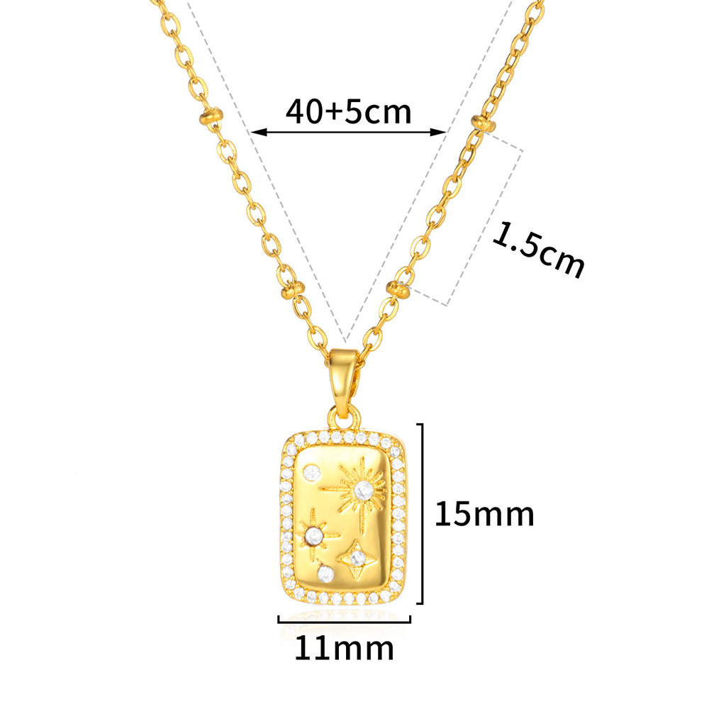 Joyería Al Por Mayor Dulce Estilo Simple Forma De Corazón Nudo De Lazo Acero Inoxidable 304 Cobre Collar Colgante Cadena Portacables display picture 24