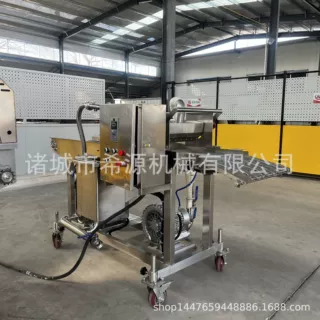 麦丽素巧克力淋浆机 梦龙派涂巧克力机器 奶香面包片上浆液机