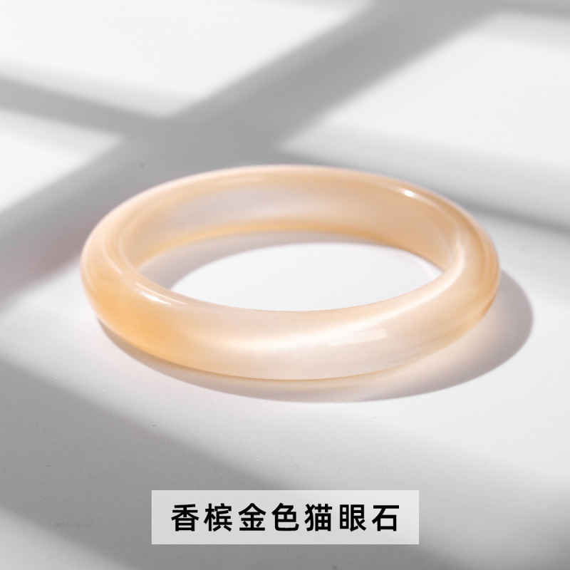晶东珠宝白色猫眼石猫眼新款白月光小众感白手镯时尚饰品效应明显|undefined