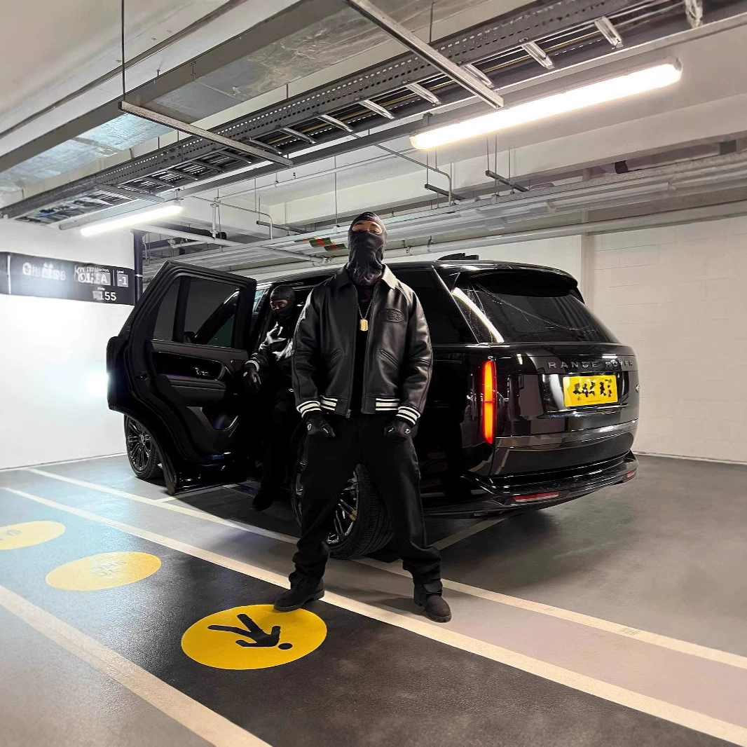 Corteiz американский ретро PU кожаный хлопчатобумажный прилив зимний MA1 летающий мотоцикл куртка хлопчатобумажная куртка Алькатрас