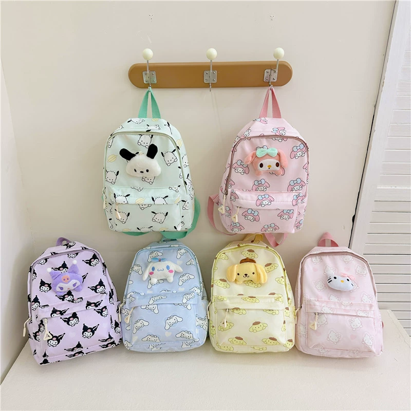 Children's cute backpack for men and women, universal cartoon school bag for early age, 2023 collection