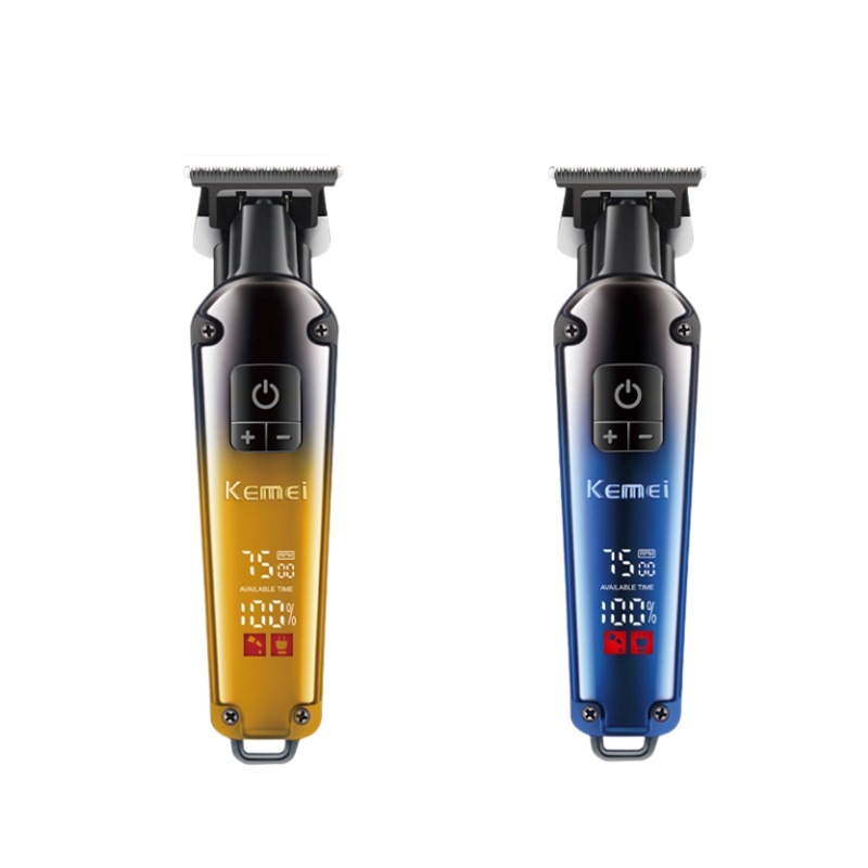 Kemei Kemei cortador de pelo eléctrico doméstico KM - 1866 cabeza de aceite tallado cortador de pelo digital cortador de pelo profesional