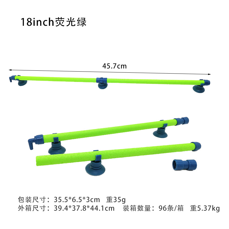 Tubo de acuario americano tanque de peces tubo de burbuja tira de burbuja placa de piedra de la burbuja tira de gas de piedra de tira de aumento de oxígeno del acuario
