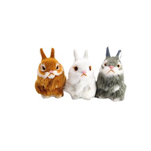 Factory in stock Supply Flocking Rabbit Birthday Gift Doll