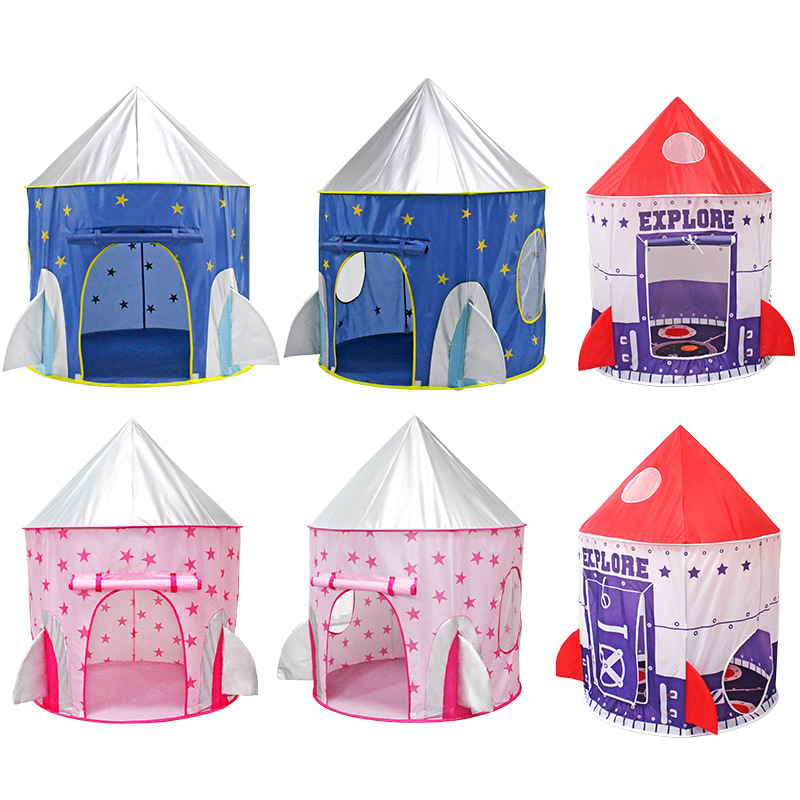 Casa de juegos infantil tipo tienda, cápsula espacial rosa, yurta, castillo para interior y exterior, venta al por mayor en Amazon, en stock.
