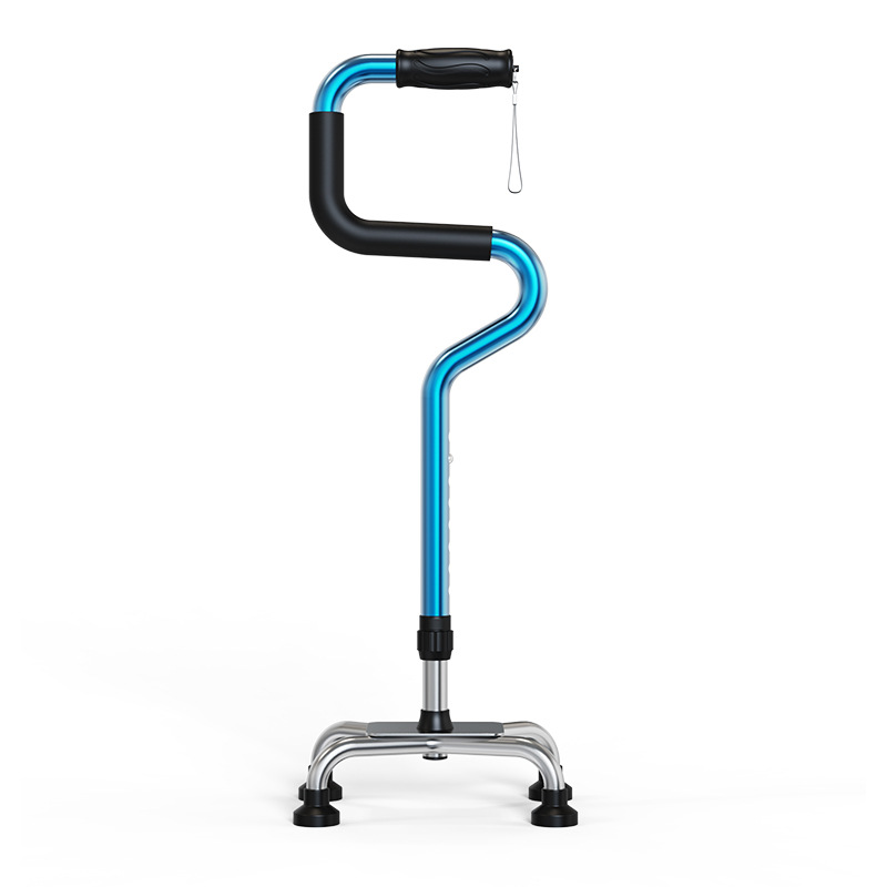 muletas de cuatro patas muletas multifuncionales antideslizantes muletas ligeras muletas para personas discapacitadas caminantes para levantarse