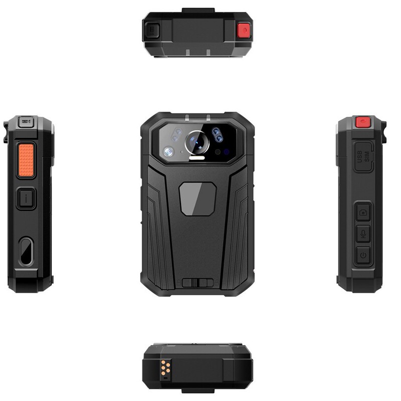 4G オーディオおよびビデオ法執行機器警察レコーダー 2K カメラ 2.8inch スクリーン GB28181|undefined