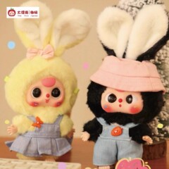 正版娃三岁马卡龙小小兔初代潮玩可爱女生玩具挂件公仔盲盒批发
