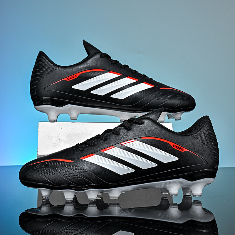 Tenis de Fútbol de Caña Baja para Entrenamiento Tacos Largos y TF Suela TPU y Gamuza Ligero image 11