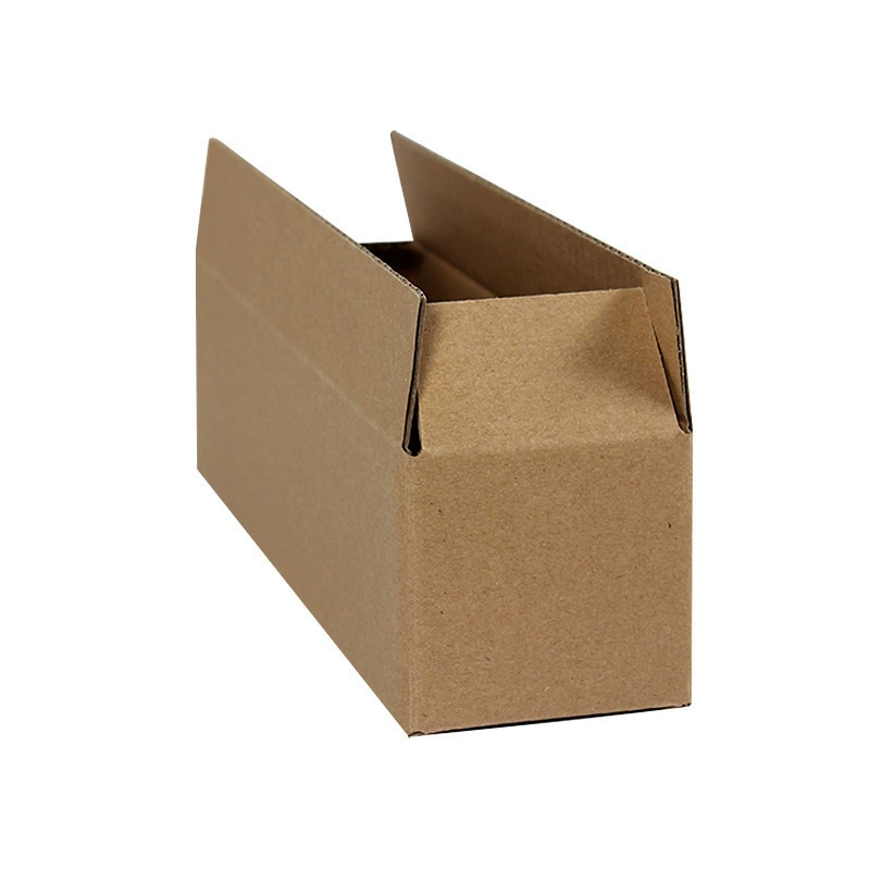 Производитель картонной упаковки оптом, прямоугольные полосы, сверхпрочные, трех- или пятислойные, утолщенные гофрированные коробки для экспресс-доставки, маленькие картонные коробки