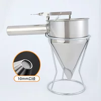 Воронка для мальчика-осьминога из нержавеющей стали, ручная воронка для теста большого диаметра, диспенсер для жидкости, инструмент для выпечки тортов