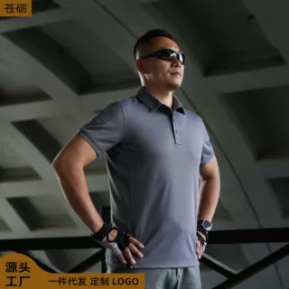 焊途户外速干衣战术T恤男快干排汗翻领弹力polo衫体能训练服短袖