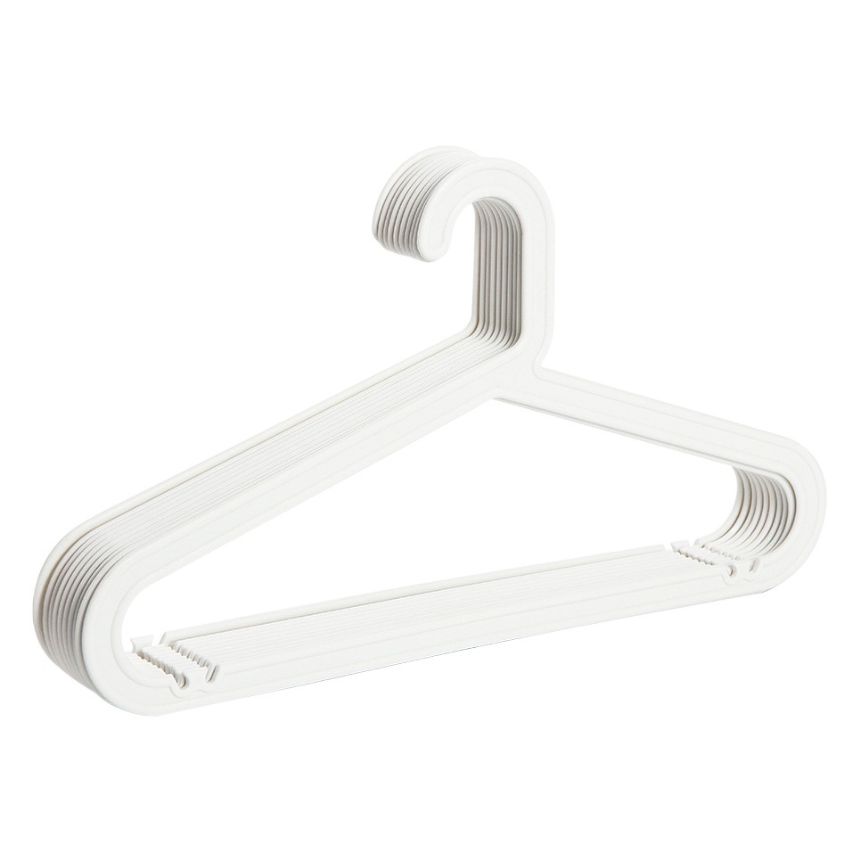 Ou runzhe antideslizante percha de ropa sin costuras al por mayor mojado y seco dormitorio armario ropa percha ropa soporte 10 piezas