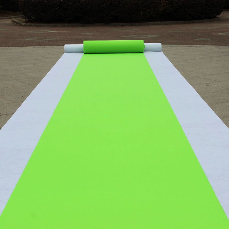 Disposable non-woven carpet, fuchsia face blush, 1–3 m width, rolls and samples
