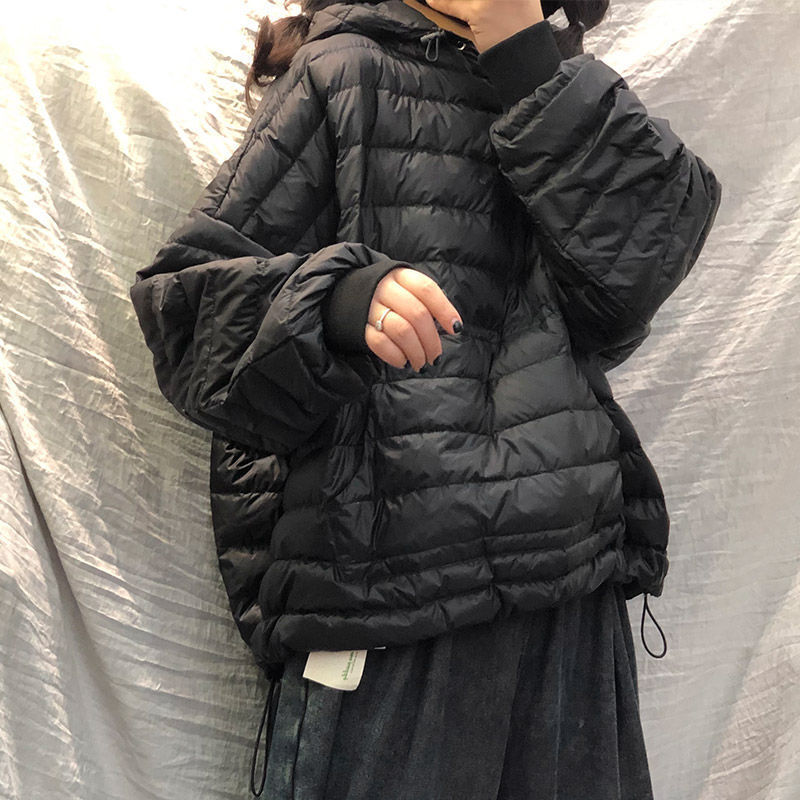 Winter Down Jacket For Women Lightweight Hooded Cotton Coat_voghion.com