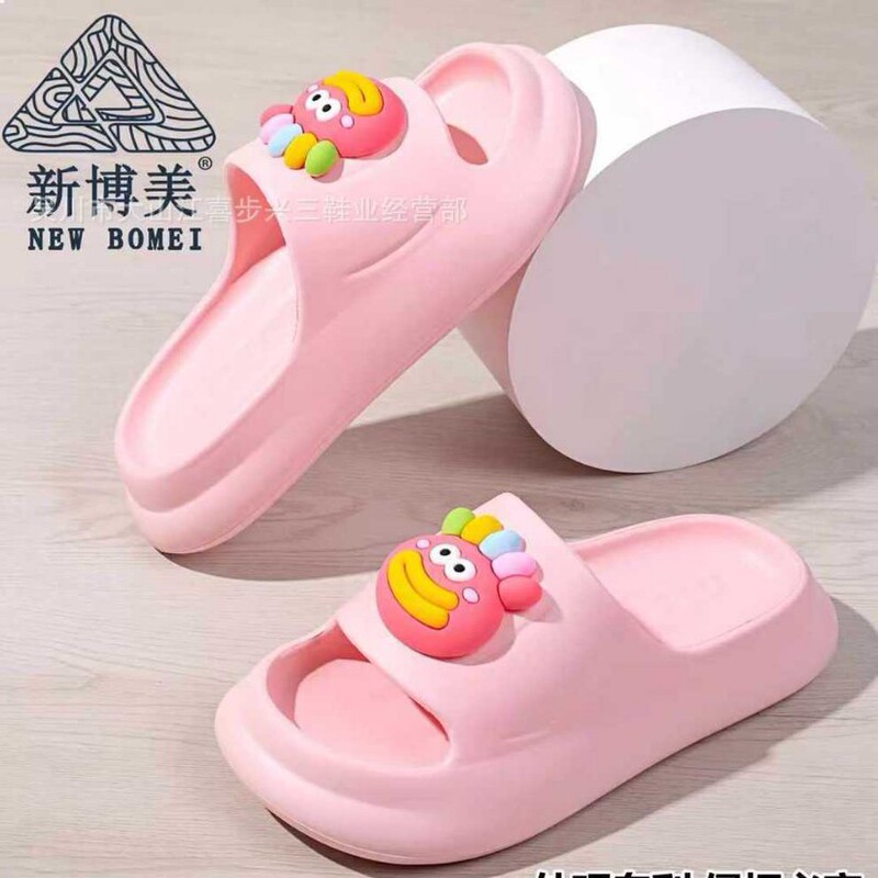 25 New Products New Bomei Summer Home Thick Bottom Cartoon Funny Women Slippers Eva Outer Wear Fashion Light Foot Foam Sandals