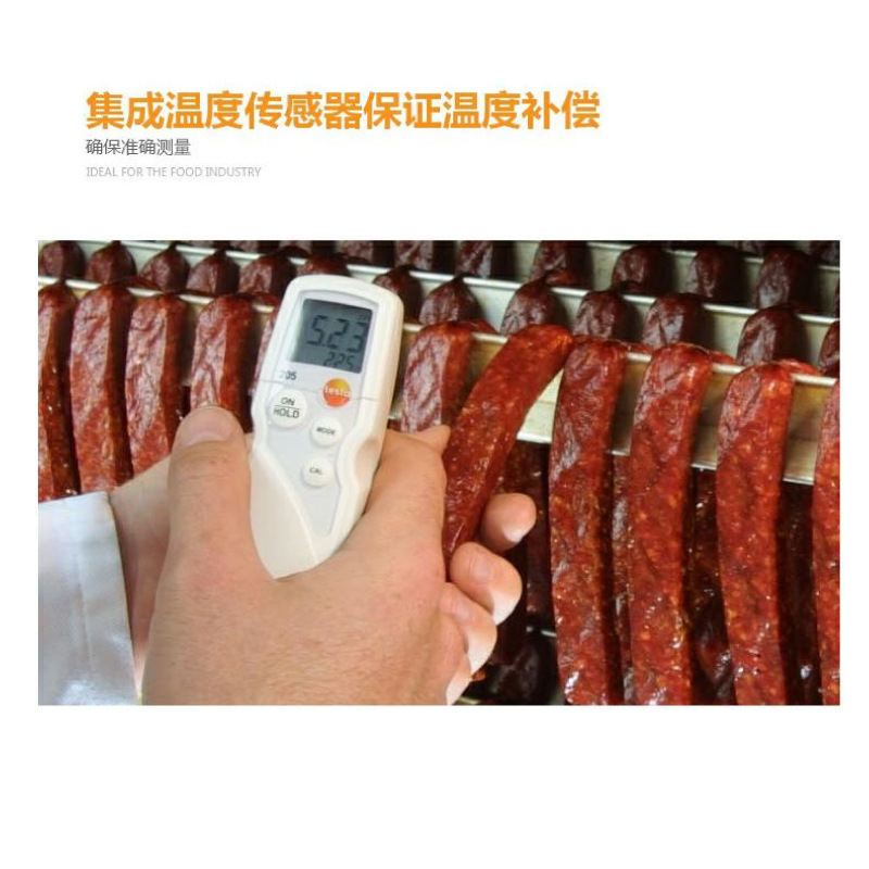 德图testo205PH计高精度刺入式食品肉面团ph值测试笔酸碱度检测仪