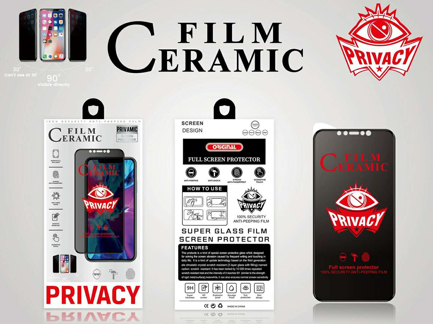 Aplicable a iphone15 película templada para teléfono móvil Apple 11 anti-impacto película de cerámica a prueba de Pío XR Pantalla completa a prueba de Pío