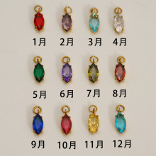 ���P�304�Ƕ�ʯ���� 18K�僱�ɫ diy���Ʒ�������ʯ����