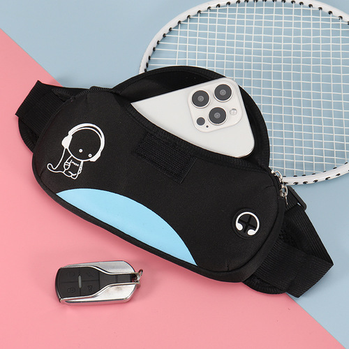 Outdoor sports waist bag for men and women, marathon fitness equipment, lightweight running phone, carrying children, LOGO, lightweight and breathable