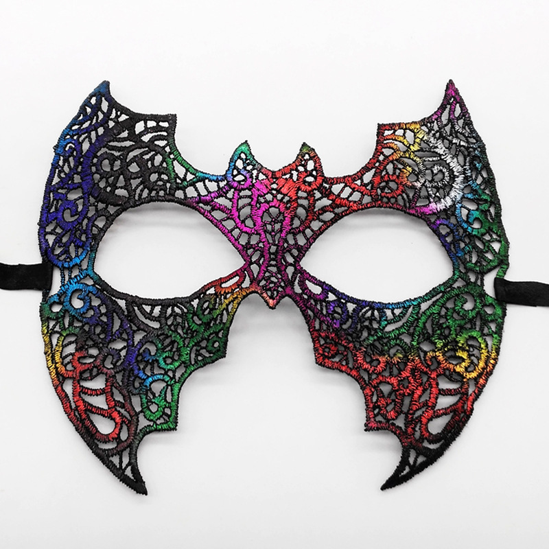 Máscaras de encaje transfronterizas, máscaras de encaje de fiestas de Halloween, máscaras de ojos especiales para carnaval de Halloween