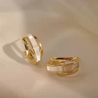 Кошечкообразные серьги-три кольцаC, серебро 925, французский легкий люкс минималистичный дизайн, 2022