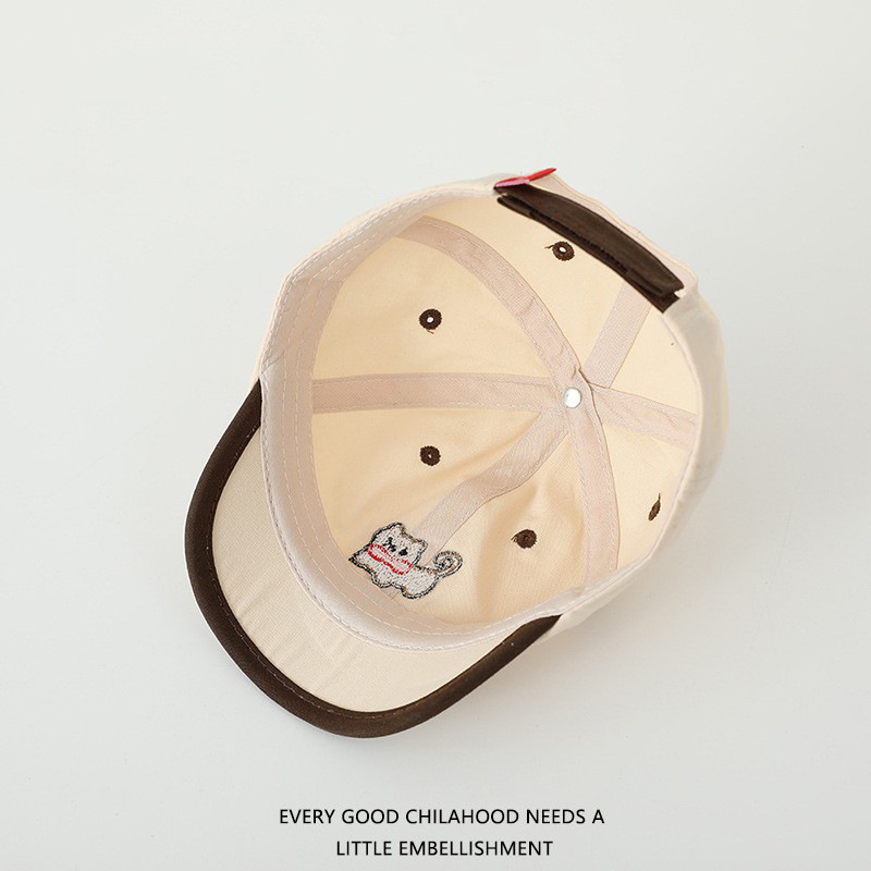 Sombreros para bebés primavera y otoño gorras delgadas gorras de lengua de pato gorras de béisbol para bebés de género y género gorras de sombreros para bebés de estilo coreano gorras de sol para bebés de estilo coreano