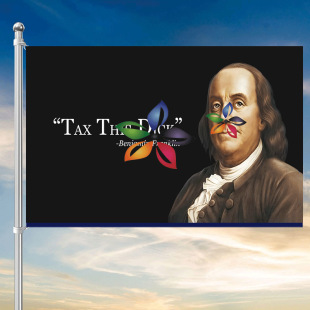 Amazon Foreign Trade Flag Franklin Tax This Dick3*5Ft Flag Hanging Flag Can Be Made According to the Picture