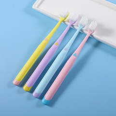 Adult Soft Bristle Toothbrush, Daily Use Macaron Couple Toothbrush, Pregnant Postpartum Soft Bristle Toothbrush for Adults Men and Women