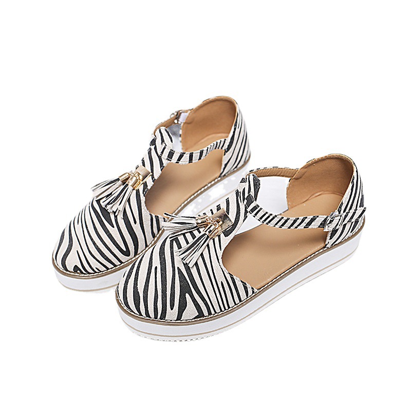 European and American Foreign trade hollow flat sandals women's cross-border breathable shallow mouth breathable single-layer shoes women's wholesale sandals women