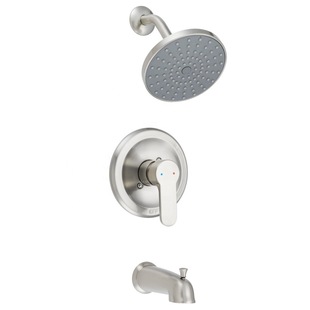 Cross-Border Hotel Engineering Concealed Shower Set European and American Hotel Style Shower Three-Piece Set Pre-Embedded into the Wall Set
