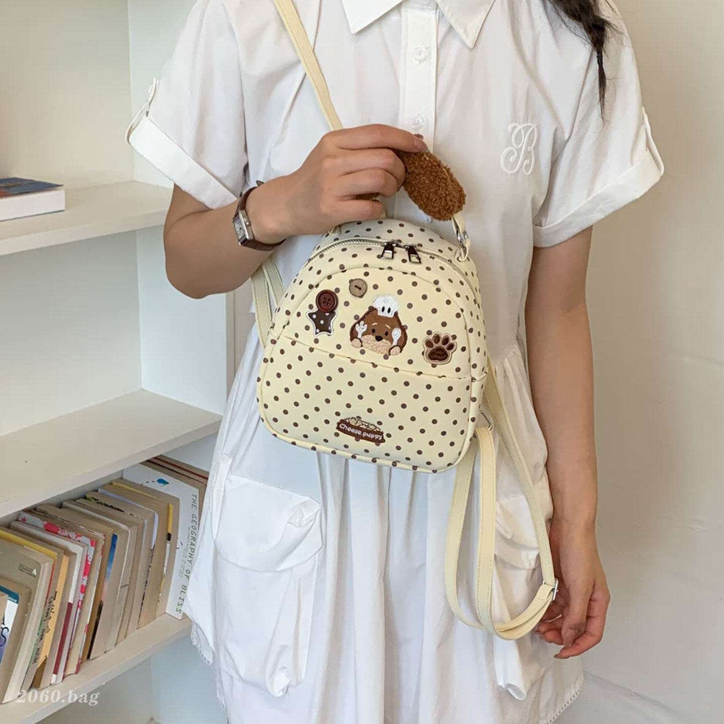 Nueva bolsa de mujer universal, bolsos de mujer, mochila, mochila encantadora, mini mochila de mujer coreana, verano 2026