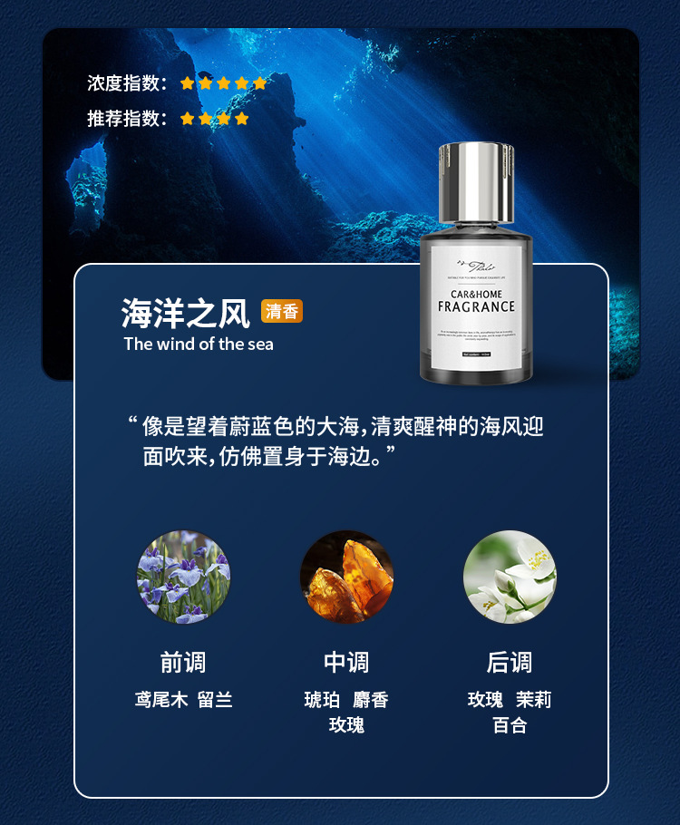Dropshipping Tarot Silver Meizu Light Fragrance Fireless Aromatherapy Liquid Home Toilet Deodorizing 160ml Car Perfume