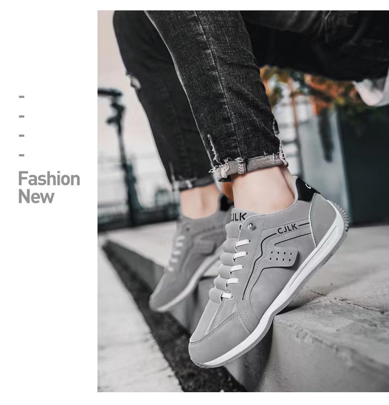 New Fashion Versatile Men's Shoes Low cut Lace up Multi color Sports Shoes Men's Thick Sole Running Shoes Comfortable Casual Shoes_voghion.com