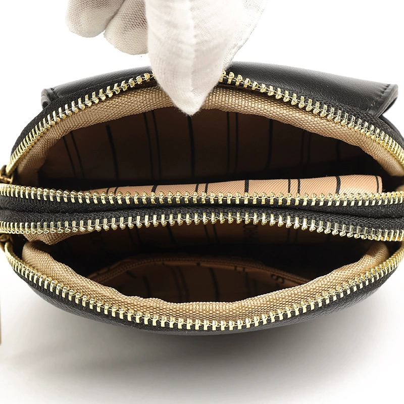 Кожаная сумка-на-одном плечe (shoulder bag) для телефона, стильная компактная crossbody в черном или хаки, вес 0.275 кг