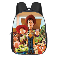 2024 New Toy Story Backpack for Boys and Girls, Creative Trendy Cartoon Style, Large Capacity Dual Shoulder Bag, Wholesale
