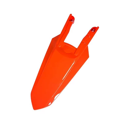cover number plate tail warped, Motorcycle Fender - tail-warped-orange