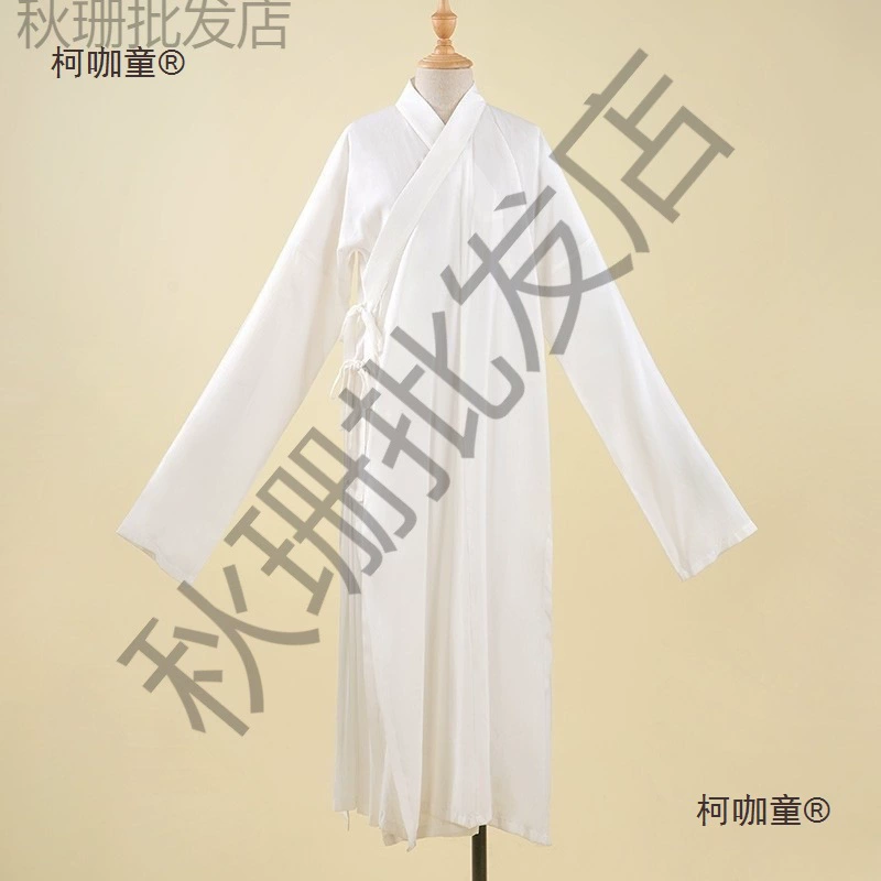 Новый прямой халат Hanfu в стиле Мин 2021 года для мужчин и женщин, подходящий для сочетания с даосскими халатами, прямой халат с круглым воротником от Metabo.