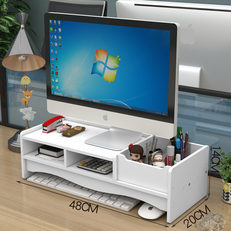 3개의 그리드 모니터 스탠드