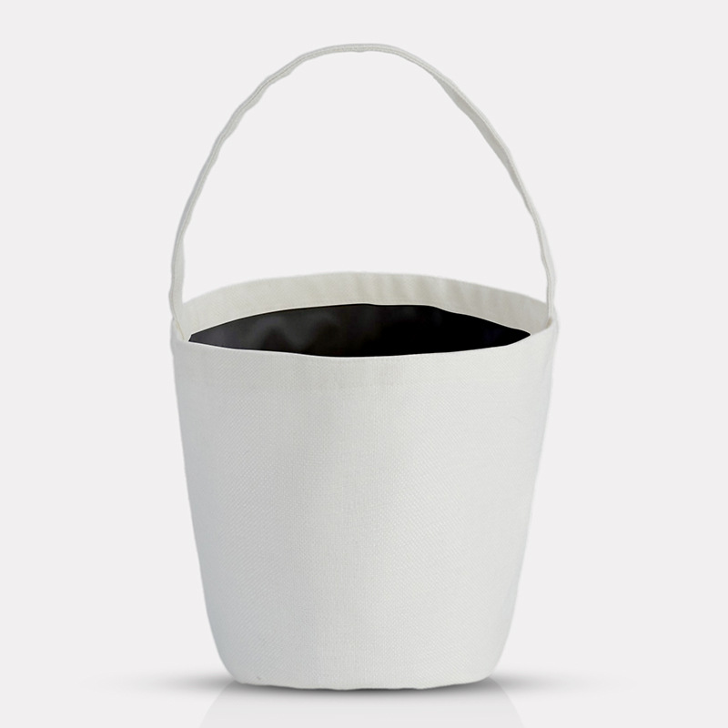 Bolsa de balde portátil de Halloween pascua caramelo multicolor 380g algodón cáñamo bolsa de regalo personalizada xqds0405a