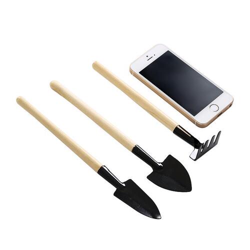 Three-piece set of gardening tools, mini garden shovel/rake/shovel, succulent potted flower cultivation shovel