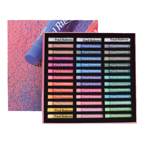 Rubens Oil Pastel Set Super Soft Soft-Wax Charcoal Pastels Macaron Series 24 Colors 36 Colors 48 Colors Heavy Color Oil Pastels